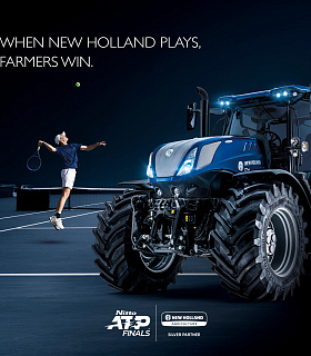 Бренд New Holland стал партнером мужского теннисного турнира Nitto ATP Finals 