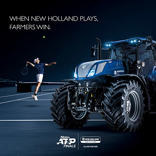 Бренд New Holland стал партнером мужского теннисного турнира Nitto ATP Finals 