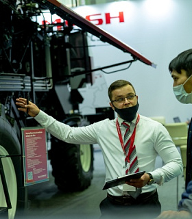 Техника Ростсельмаш на AgriTekAstana 2021