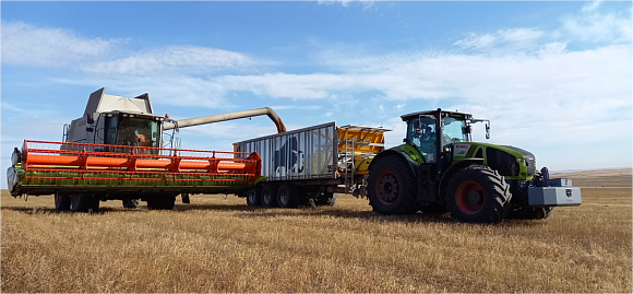 CLAAS TUCANO: ОПЫТ УБОРКИ МАСЛИЧНОГО ЛЬНА