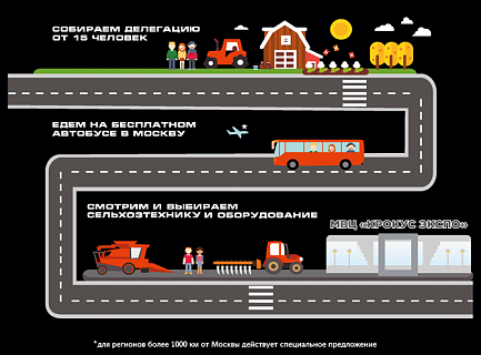 Региональные делегации едут на АГРОСАЛОН бесплатно